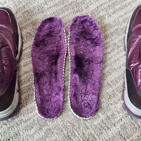 Hobibear womens snow winter boots purple size 40 EU or 8.5-9 US - Picture 10 of 11